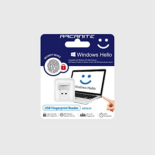 ARCANITE USB Fingerprint Reader: Windows 11/10 Access