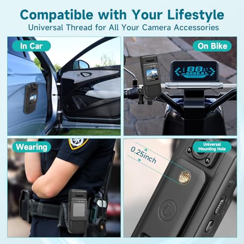Versatile SPIKECAM - Audio/Video Body Cam for Security