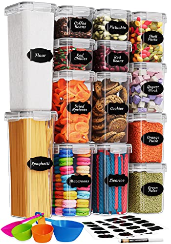 14-Pack Chef's Path Airtight Food Storage Containers