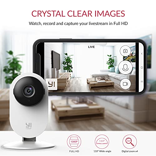 YI Smart Security Cam: 1080p Wifi Indoor Monitor