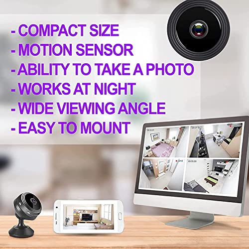 Wireless Mini Spy Camera with HD Night Vision