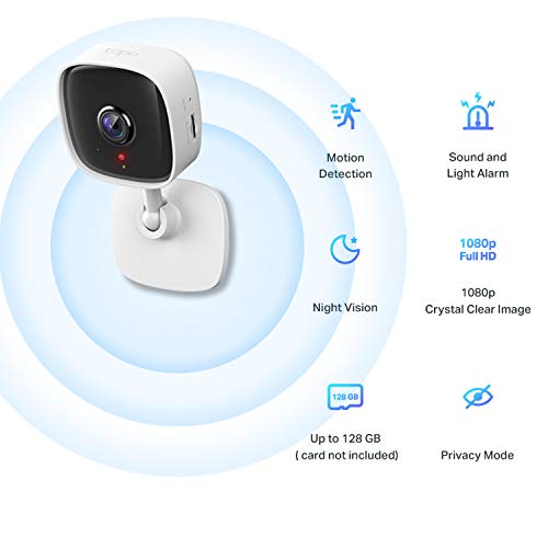 Mini Smart Security Camera, Indoor CCTV, Alexa&Google Home