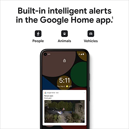 Google Nest Cam Outdoor with Floodlight - Security Camera