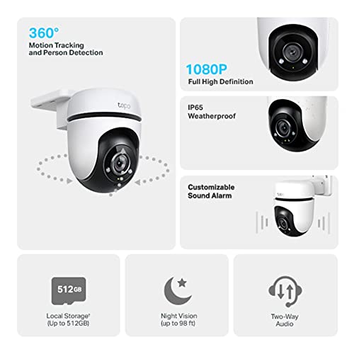 1080p Outdoor Pan/Tilt Camera with Smart Detection