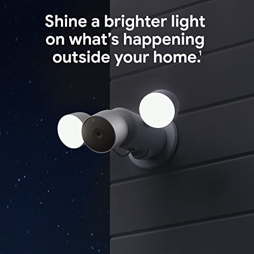 Google Nest Cam Outdoor with Floodlight - Security Camera