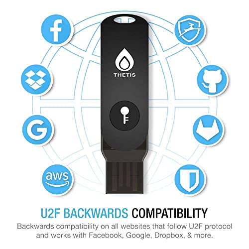 Thetis FIDO2 Security Key - Universal 2FA USB