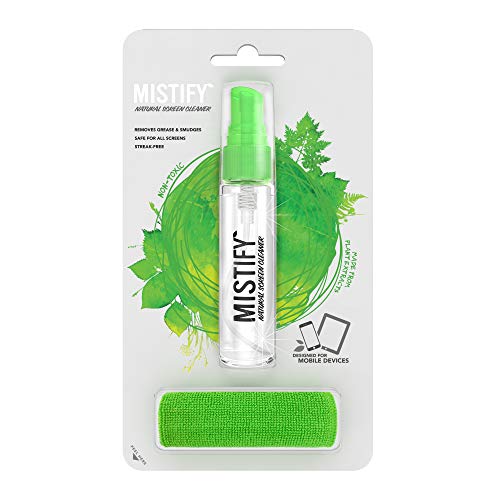 Mistify: 40ml Natural Screen Cleaner + Microfibre - Gadgets
