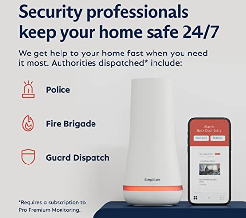 SimpliSafe Home Security System | 13 Piece Camera & Alarm