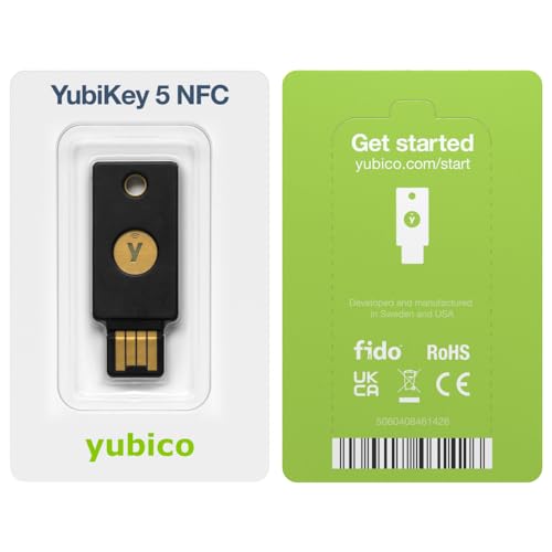 Yubico YubiKey 5 NFC - Portable Two-Factor Security