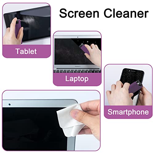Purple Screen Cleaner for Electronic Devices and Eyeglasses