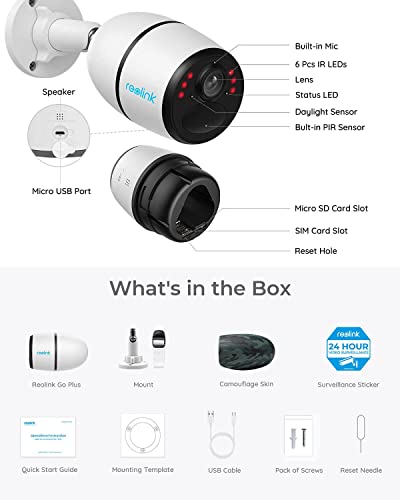 4G Camera Go Plus: 2K Security with Detection