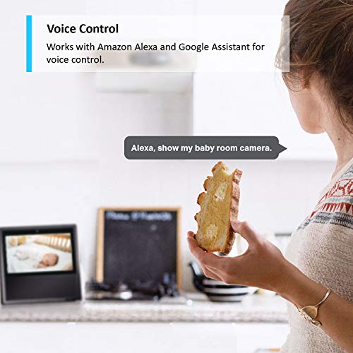 Mini Smart Security Camera, Indoor CCTV, Alexa&Google Home