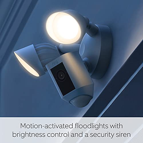 Ring Floodlight Cam Wired Plus | Outdoor Security Camera