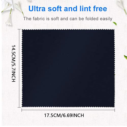 20Pcs Microfiber Cleaning Cloth for Glasses/Screens/Camera/Cell Phone