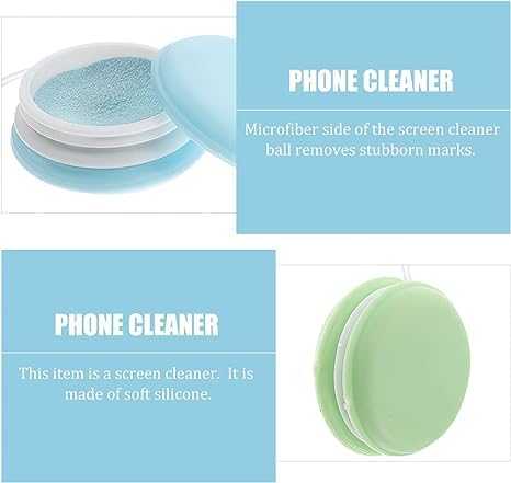 Macaron Screen Cleaner Set for Electronic Devices, Glasses