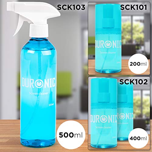Duronic 200ml Screen Cleaner Kit | LCD/TFT/LED/Plasma/OLED TVs
