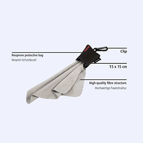 Pocket Microfiber Cleaning Cloth for Lens/Camera/Screen, Neoprene Bag