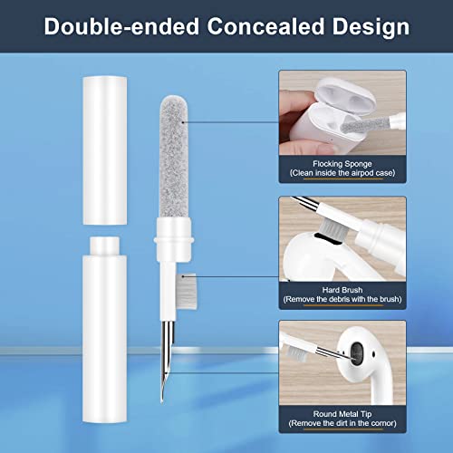 3-in-1 Portable AirPod Cleaning Kit with Soft Brush