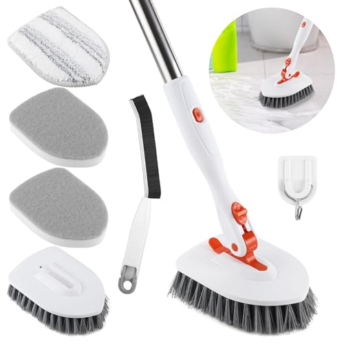 Multi-Purpose Long Handle Scrub Brush for Bathroom Shower