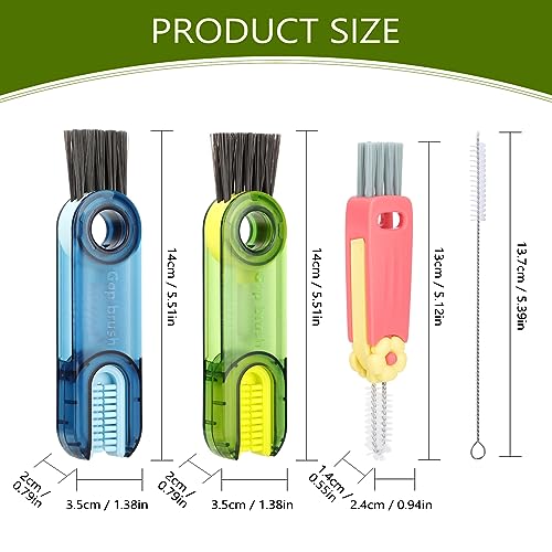 4-in-1 Cup Lid and Bottle Cleaning Brushes