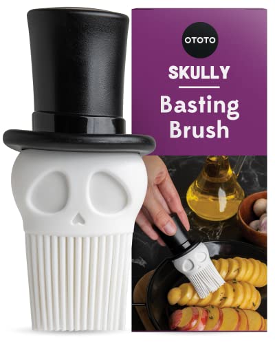Skully Silicone Basting Brush - Spooky Kitchen Accessories