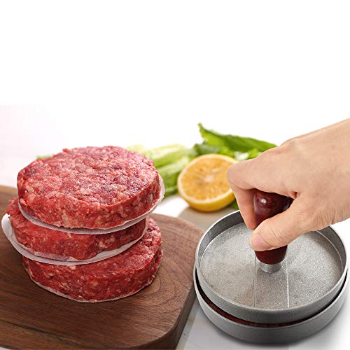 Cozihom Non-Stick Burger Press Set with Patty Papers