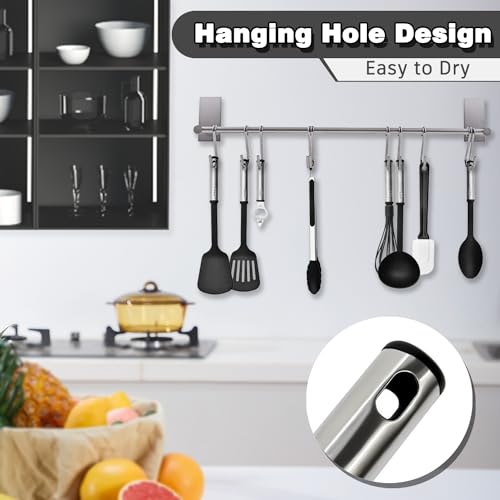 37 Piece Kitchen Utensils Set with Stainless Steel Gadgets