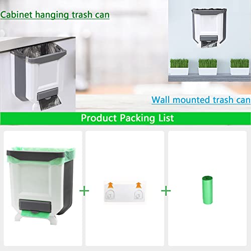Foldable Kitchen Bin for Cupboard Door - 8L