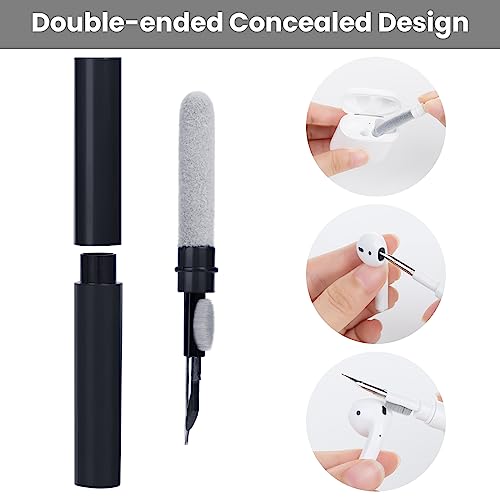 3-in-1 AirPods Cleaner Kit with Soft Brush (Black)