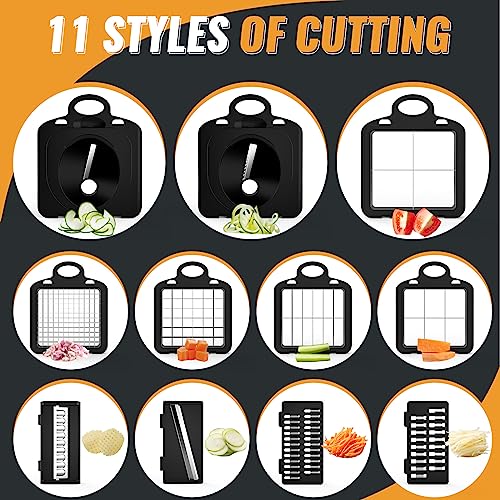 16-in-1 Compact Vegetable Chopper and Slicer