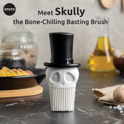 Skully Silicone Basting Brush - Spooky Kitchen Accessories