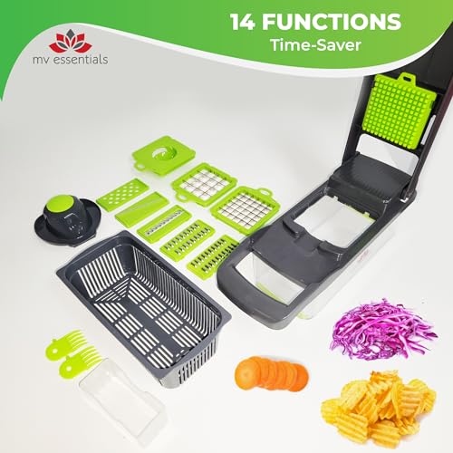 14-in-1 Veggie Chopper Mandoline - Efficient Meal Prep
