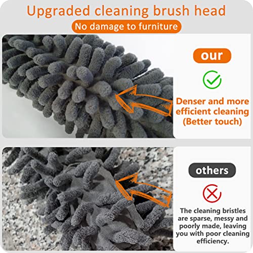 5PC Feather Duster Kit with Telescopic Pole