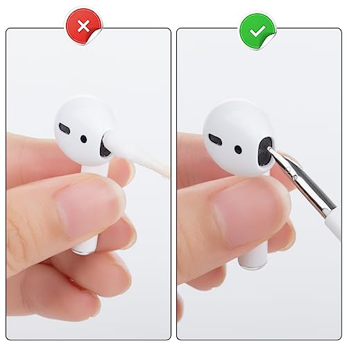 3-in-1 AirPods Cleaner Kit with Soft Brush (Black)