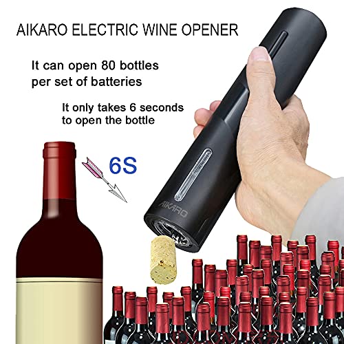 AIKARO Electric Wine Bottle Opener with Base