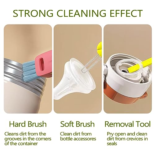 4-in-1 Cup Lid and Bottle Cleaning Brushes
