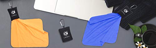 Microfiber Cleaning Cloth with Pouch - 4 Pack