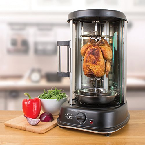 Quest Electric Rotisserie Grill - Perfect for Kebabs, Skewers, and Roasts