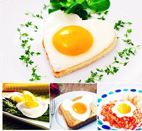 Stainless Steel Fried Egg Cooking Rings - 6PCS