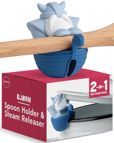 Bjorn Viking Spoon Holder - Silicone Utensil Rest