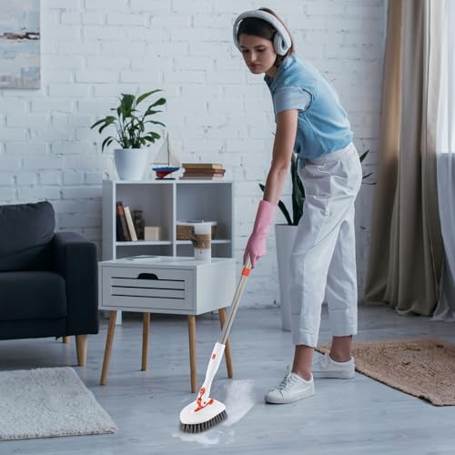 Multi-Purpose Long Handle Scrub Brush for Bathroom Shower