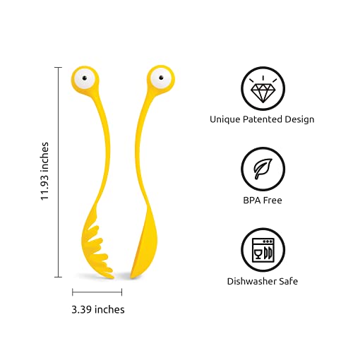 BPA-Free Food Safe Pasta and Salad Server - Fun Kitchen Gadgets