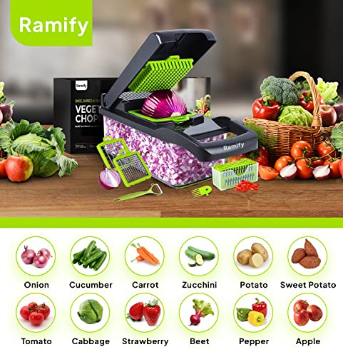 14-in-1 Ramify Vegetable Chopper and Slicer