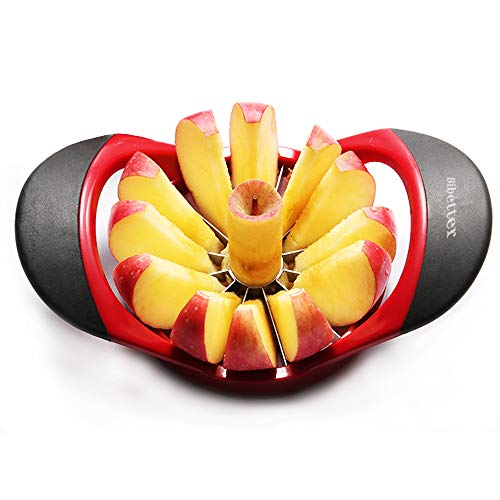 Beylos Apple Corer Slicer-Divider, Ergonomic Grip, 12-Blades