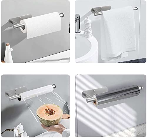 Mensha Kitchen Roll Holder - Silver Stainless Steel