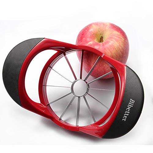 Beylos Apple Corer Slicer-Divider, Ergonomic Grip, 12-Blades