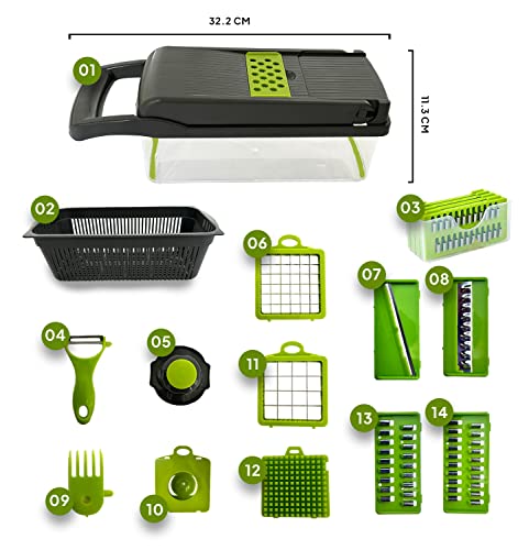 14-in-1 Ramify Vegetable Chopper and Slicer