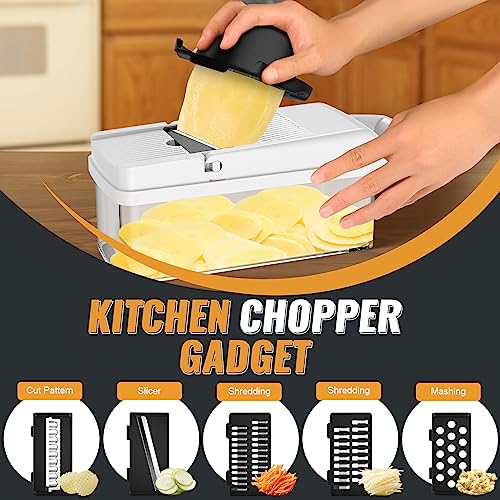 16-in-1 Compact Vegetable Chopper and Slicer