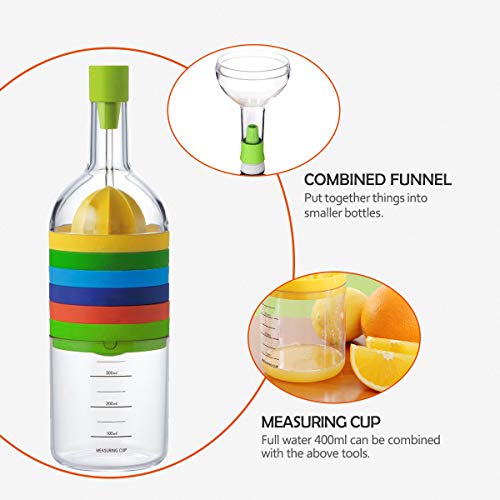8-in-1 Kitchen Gadget: ZNOKA Multipurpose Bottle