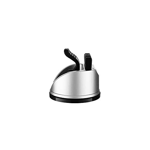3-Stage Knife and Scissors Sharpener for Straight and Serrated Knives